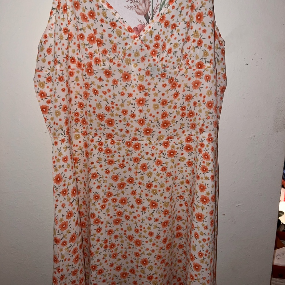 large floral girls dress